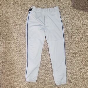 Mens Mizuno Premier Piped Pant in Gray and Blue